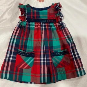 Rufflebutts Christmas dress 6-12 month